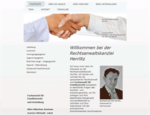 Tablet Screenshot of fa-familienrecht-muenchen.de